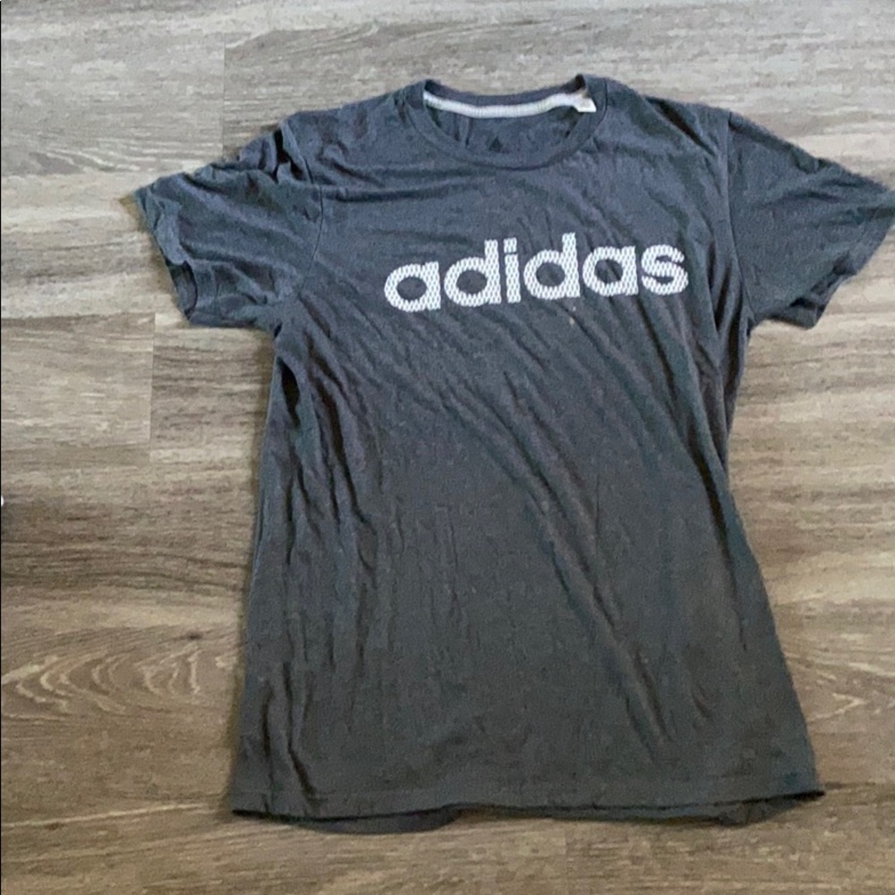 Gray adidas shirt